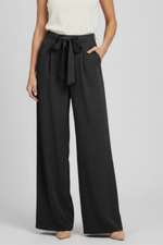 Karin Drawstring Wide-Leg Palazzo Pants