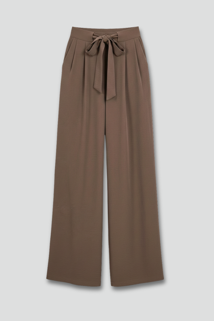 Karin Drawstring Wide-Leg Palazzo Pants