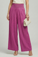 Carolin High-Waist Pleated Palazzo Pants