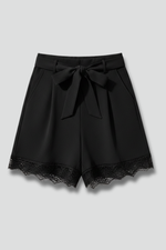 Emma Tie-Waist Trim Shorts