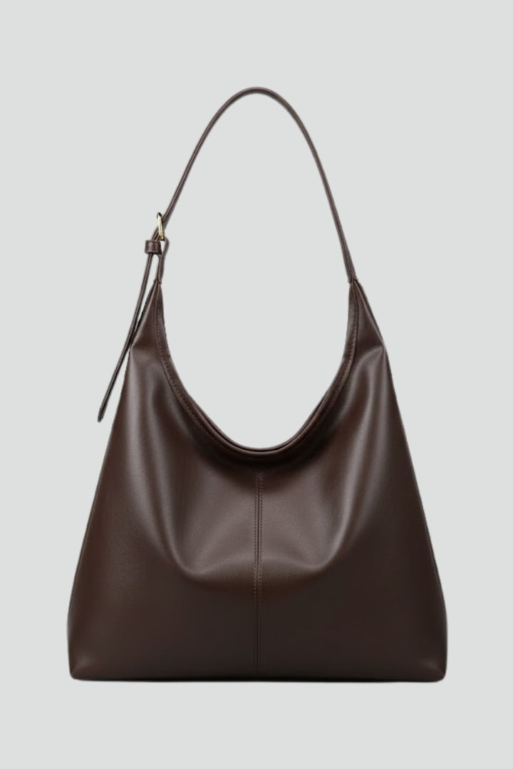 Jacqueline Classic Faux Leather Tote Bag