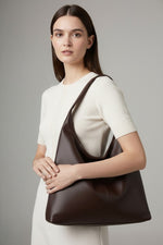 Jacqueline Classic Faux Leather Tote Bag