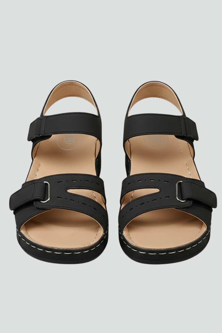 Angela Toe-Loop Wedge Sandals