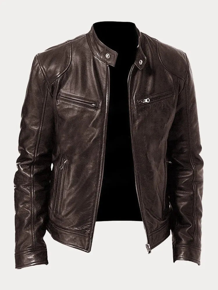Nicole Streetwear Moto Leather Jacket
