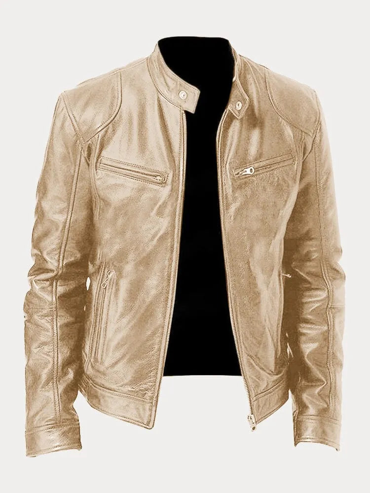 Nicole Streetwear Moto Leather Jacket