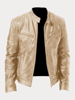 Nicole Streetwear Moto Leather Jacket