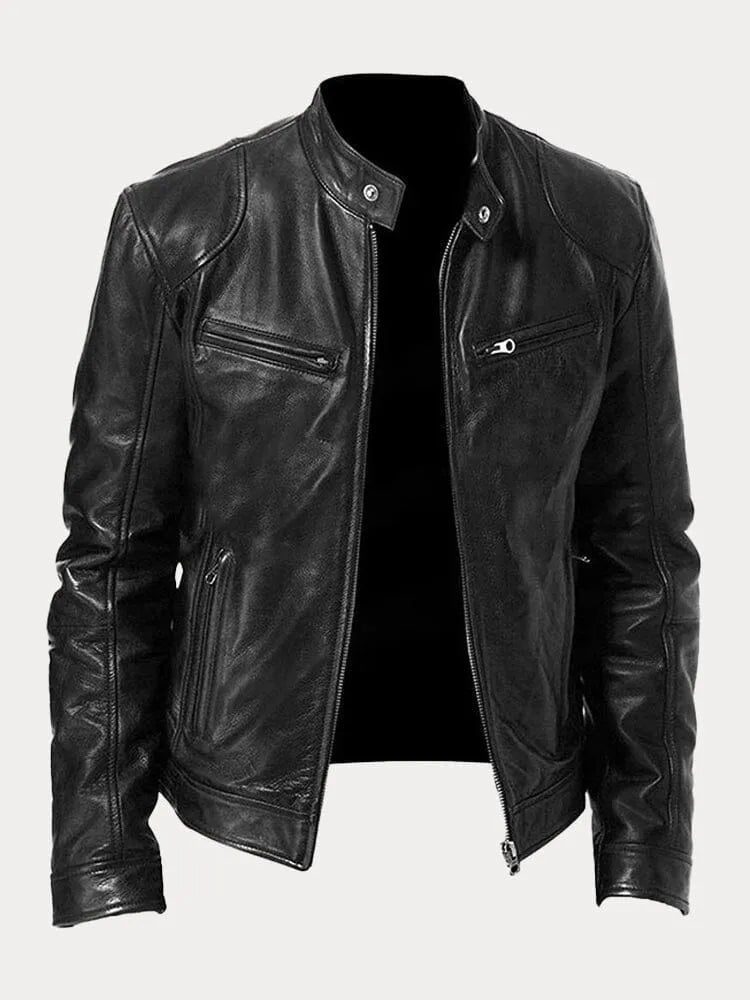 Nicole Streetwear Moto Leather Jacket
