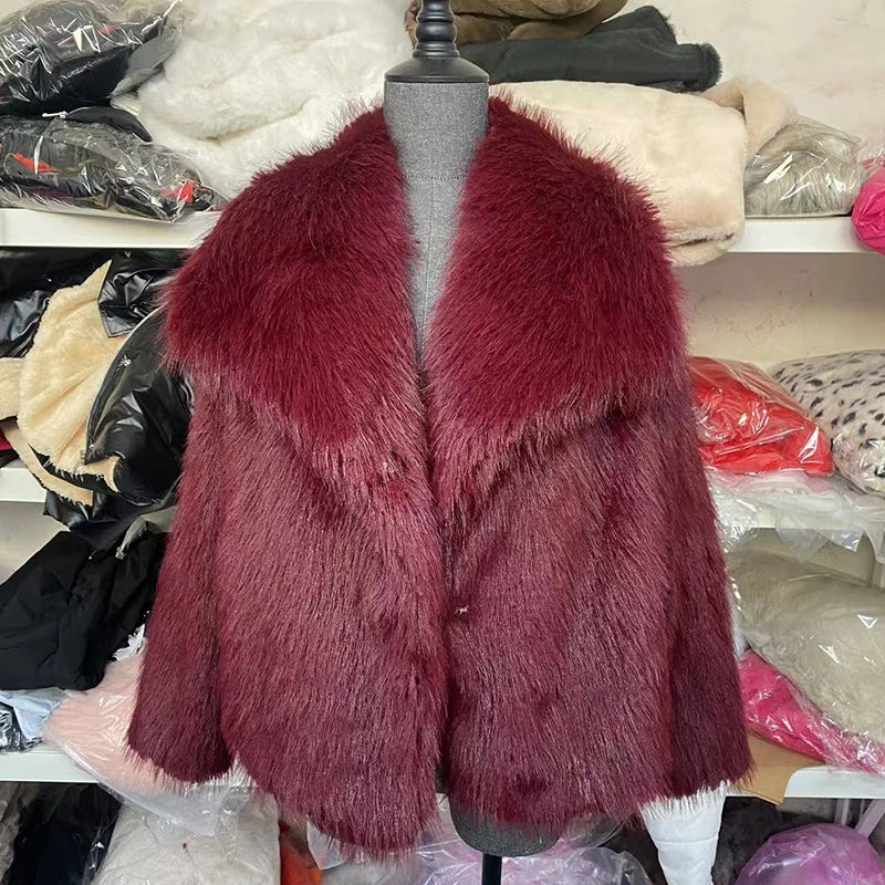 Doris Cozy Short Faux Fur Winter Jacket