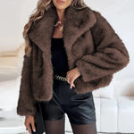 Doris Cozy Short Faux Fur Winter Jacket