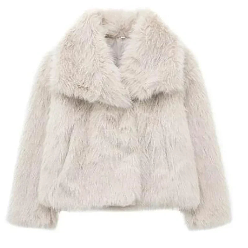 Doris Cozy Short Faux Fur Winter Jacket