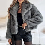 Doris Cozy Short Faux Fur Winter Jacket