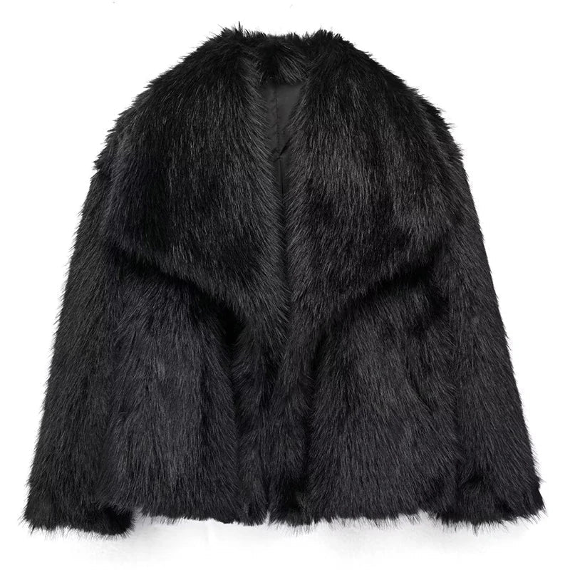 Doris Cozy Short Faux Fur Winter Jacket