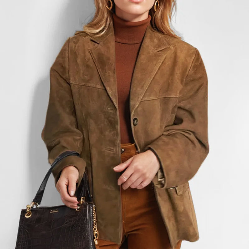 Pauline Urban Relaxed-Fit Leather Jacket