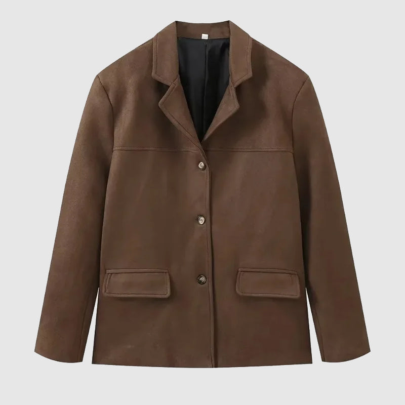Pauline Urban Relaxed-Fit Leather Jacket
