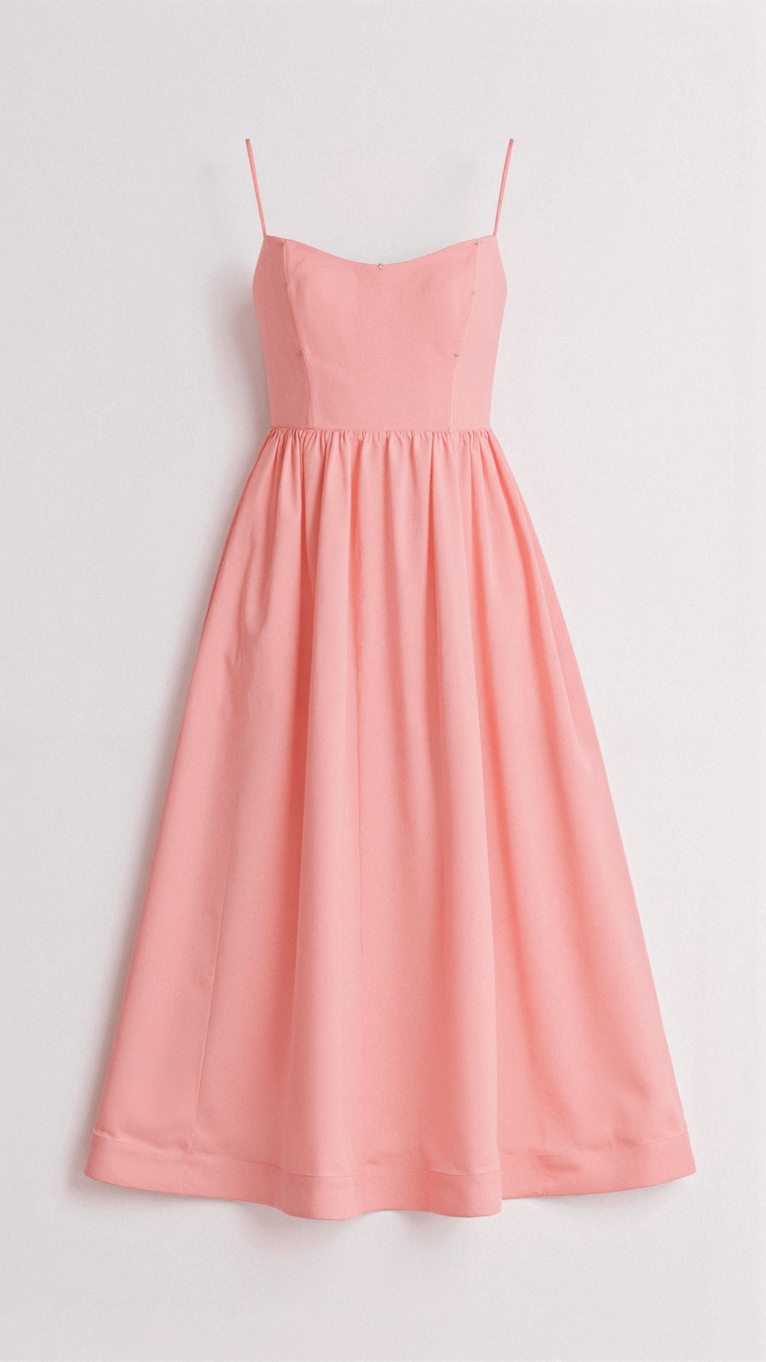Regine A-Line Midi Dress with Ascot Neckline