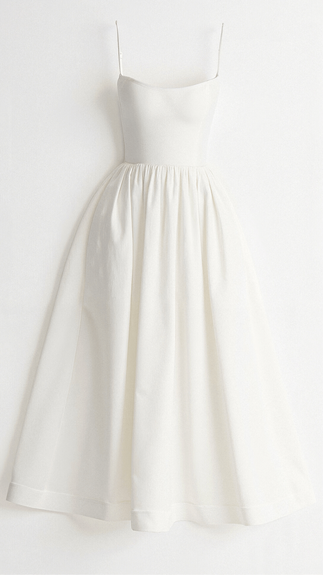 Regine A-Line Midi Dress with Ascot Neckline