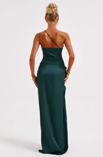 Petra One-Shoulder Slit Maxi Dress