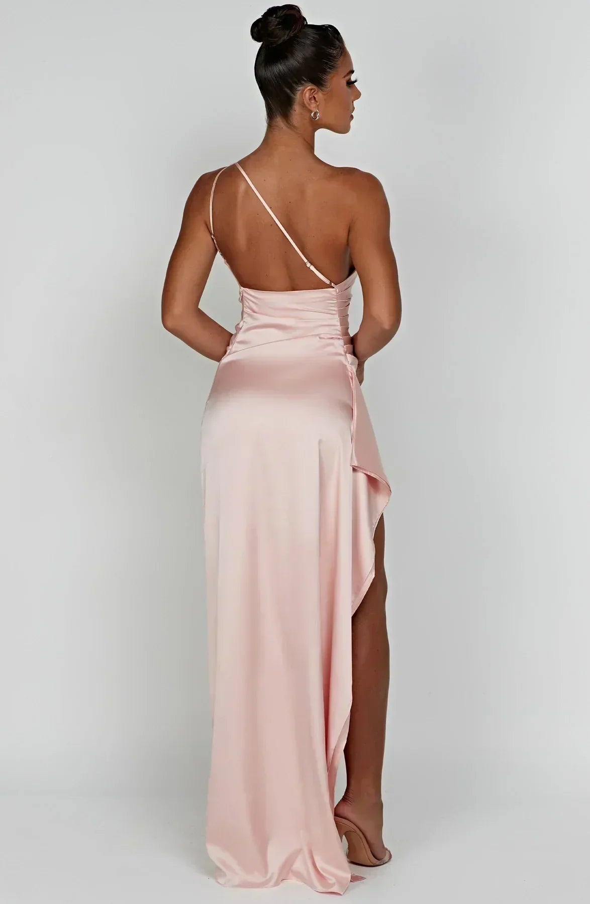 Petra One-Shoulder Slit Maxi Dress