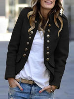 Bettina Casual Cropped Button-Front Jacket