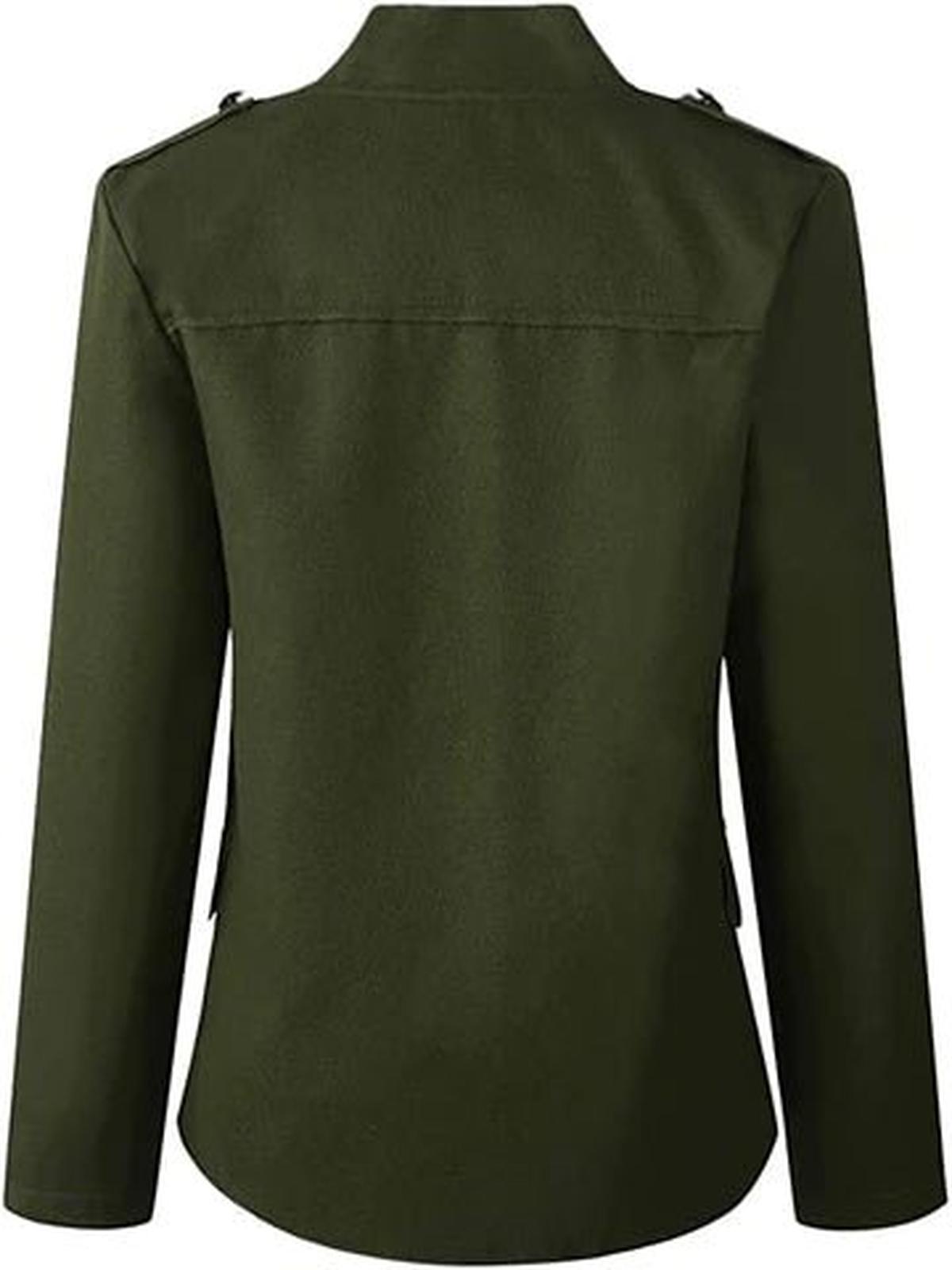 Bettina Casual Cropped Button-Front Jacket