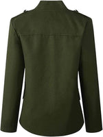 Bettina Casual Cropped Button-Front Jacket