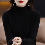 Elfriede Classic Turtleneck Knit Sweater
