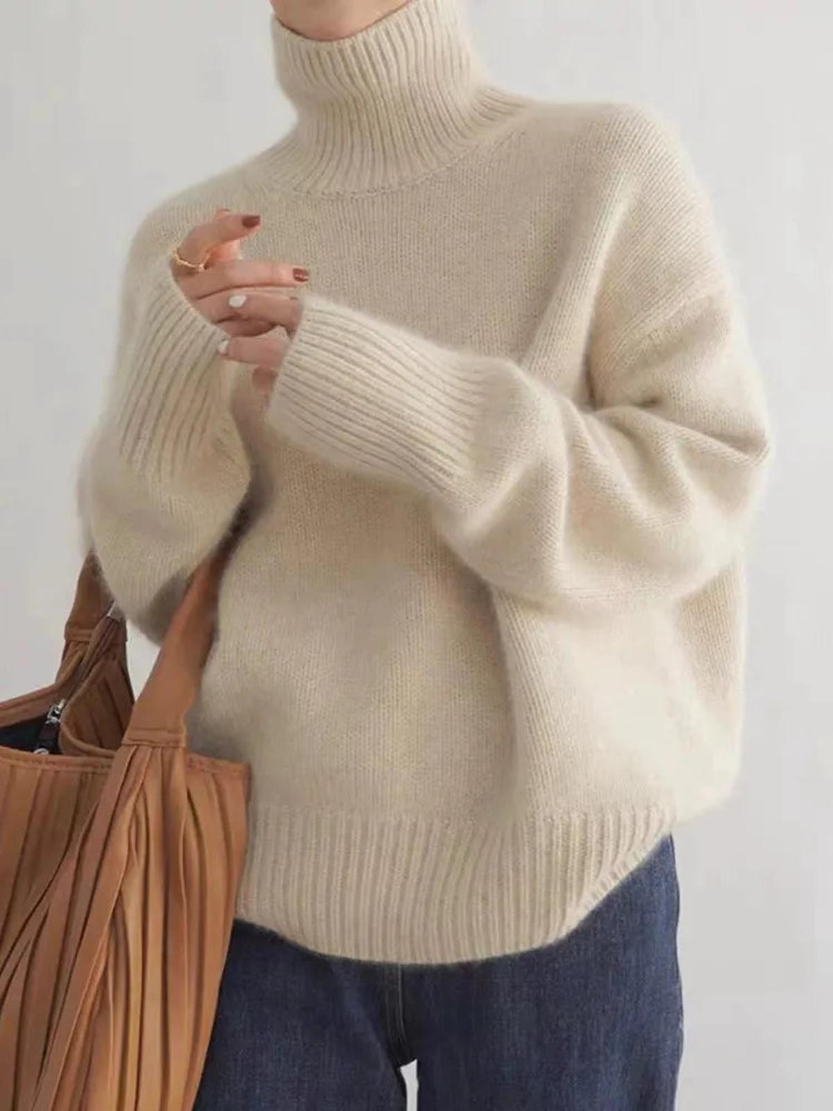 Doris High Neck Knit Sweater