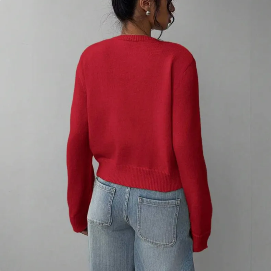 Bettina Collared Button-Up Cardigan