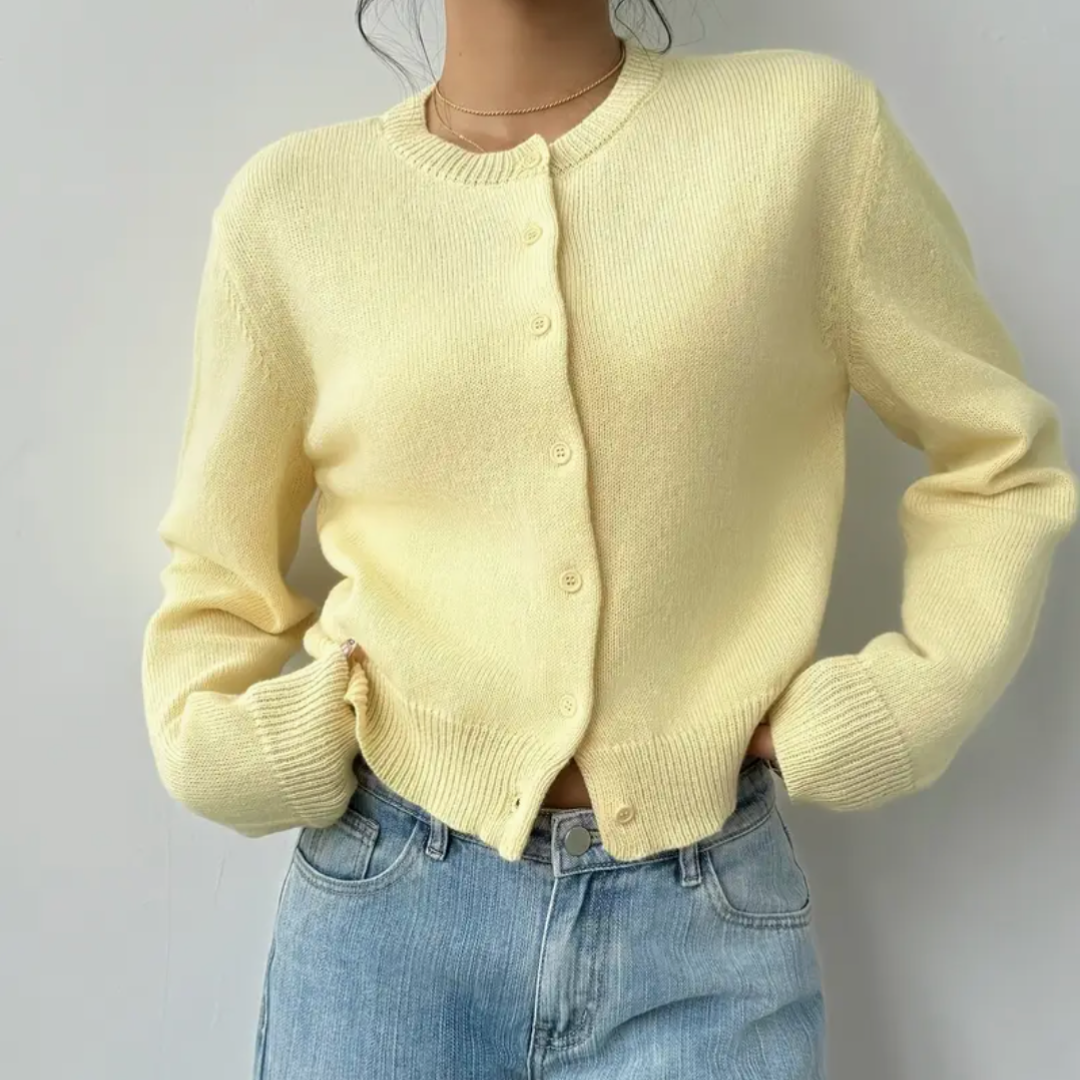 Bettina Collared Button-Up Cardigan