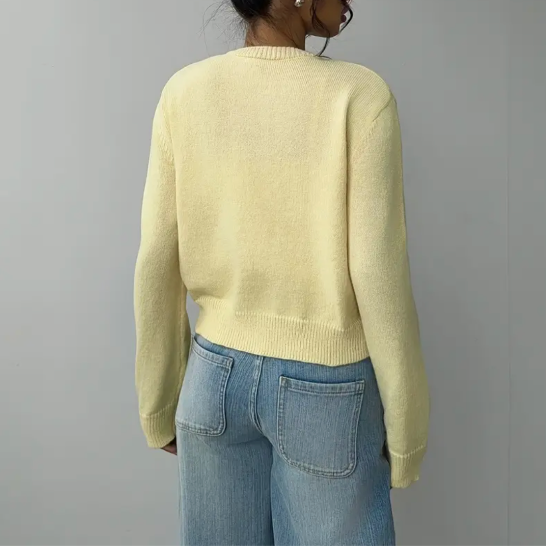 Bettina Collared Button-Up Cardigan