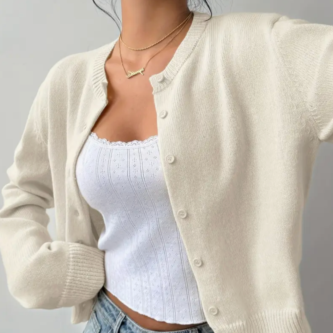Bettina Collared Button-Up Cardigan
