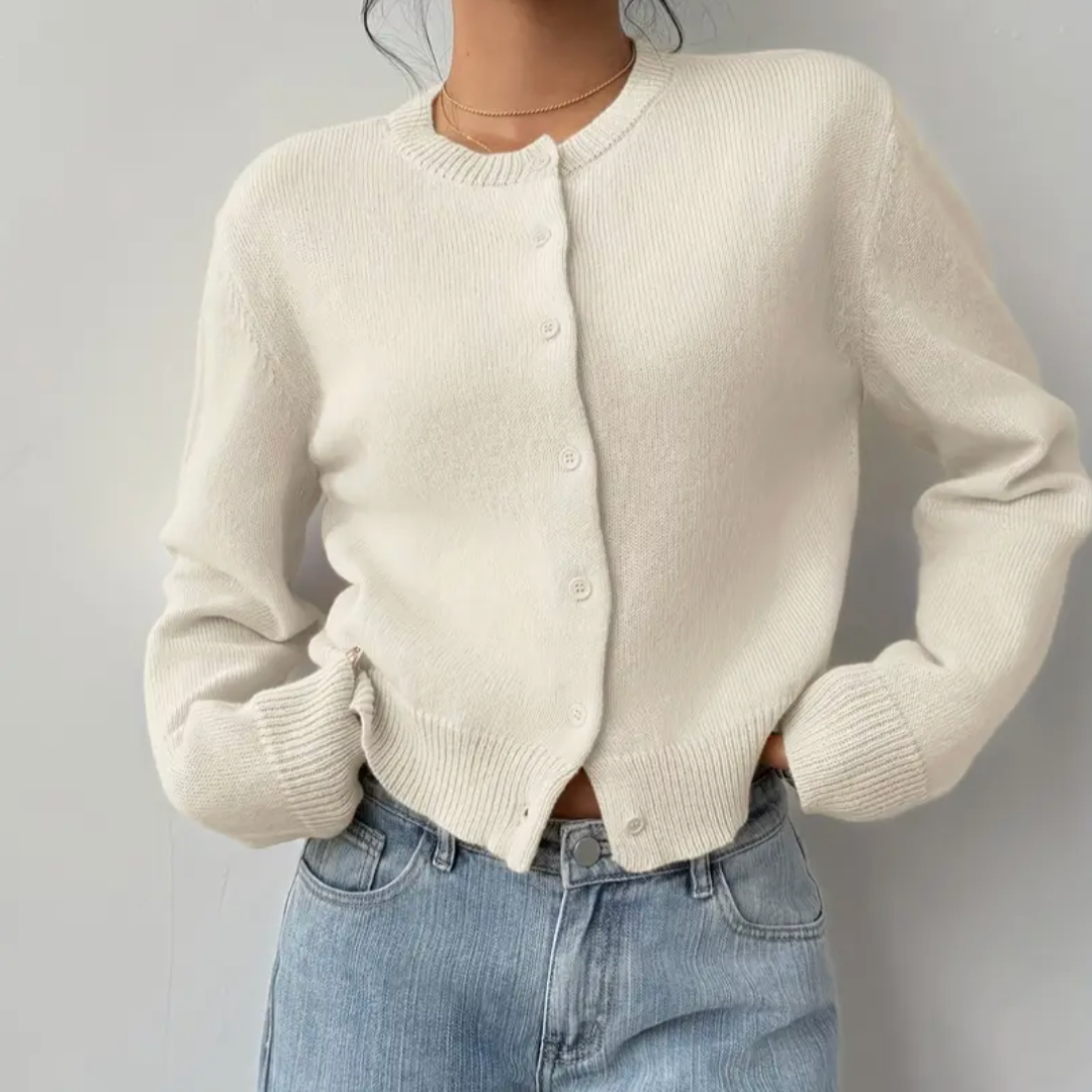 Bettina Collared Button-Up Cardigan
