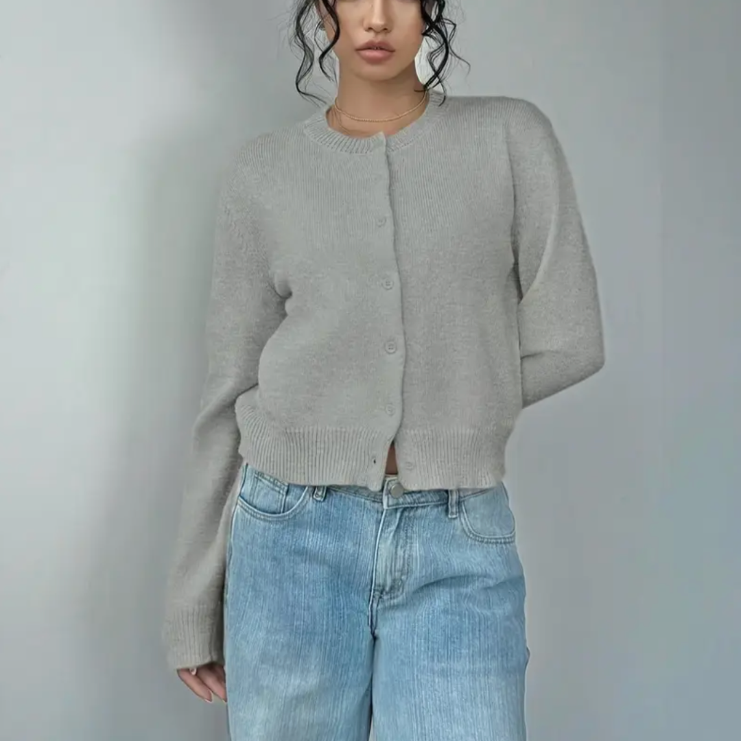 Bettina Collared Button-Up Cardigan