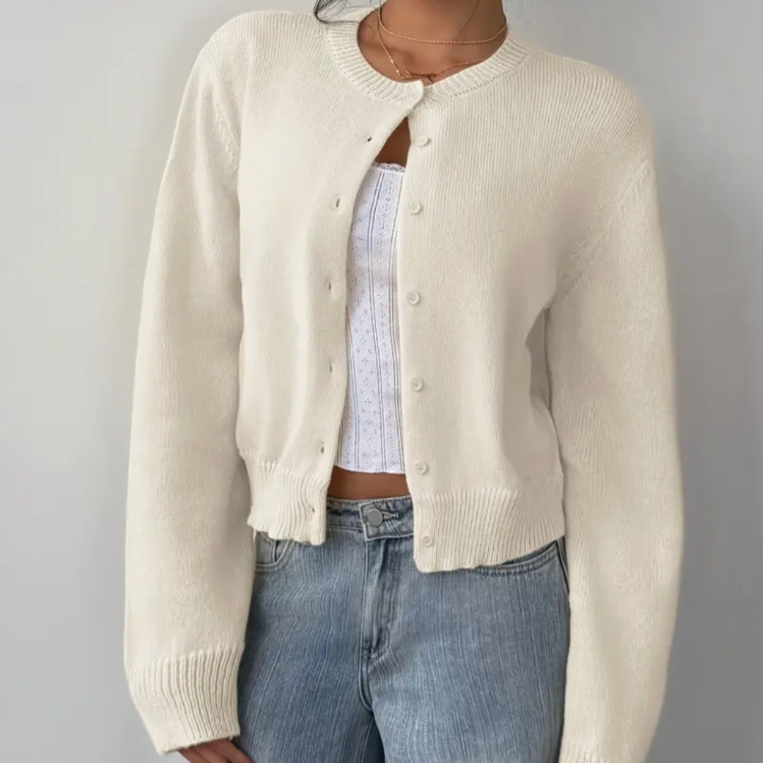 Bettina Collared Button-Up Cardigan
