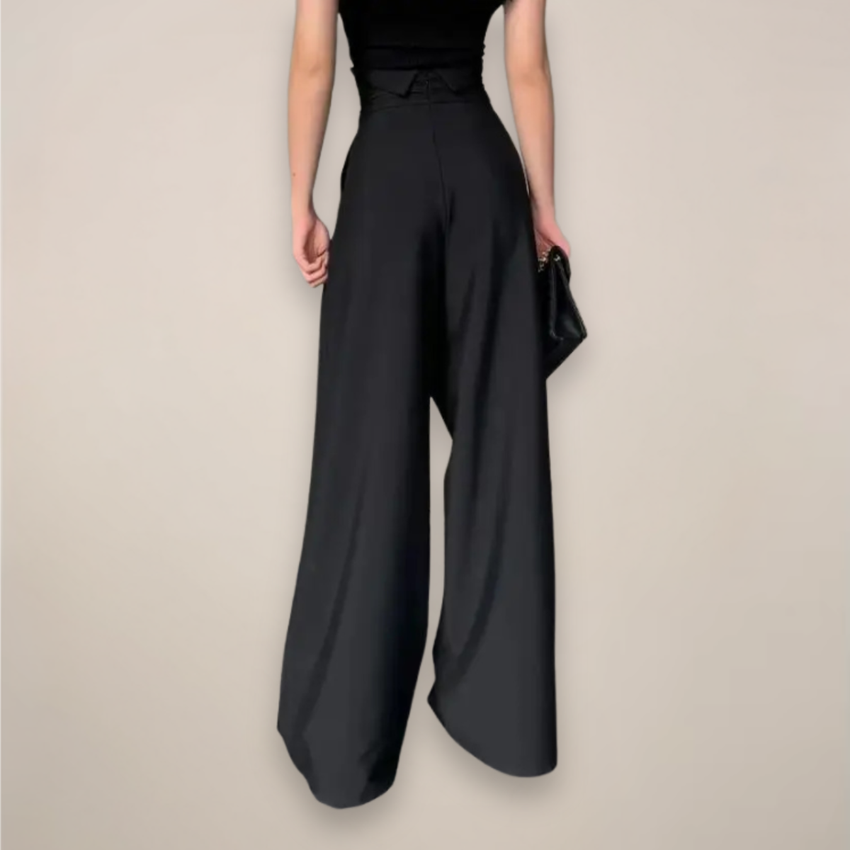 Christa High-Waisted Wide Leg Trousers