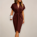 Leonie Midi Wrap Dress for Special Occasions