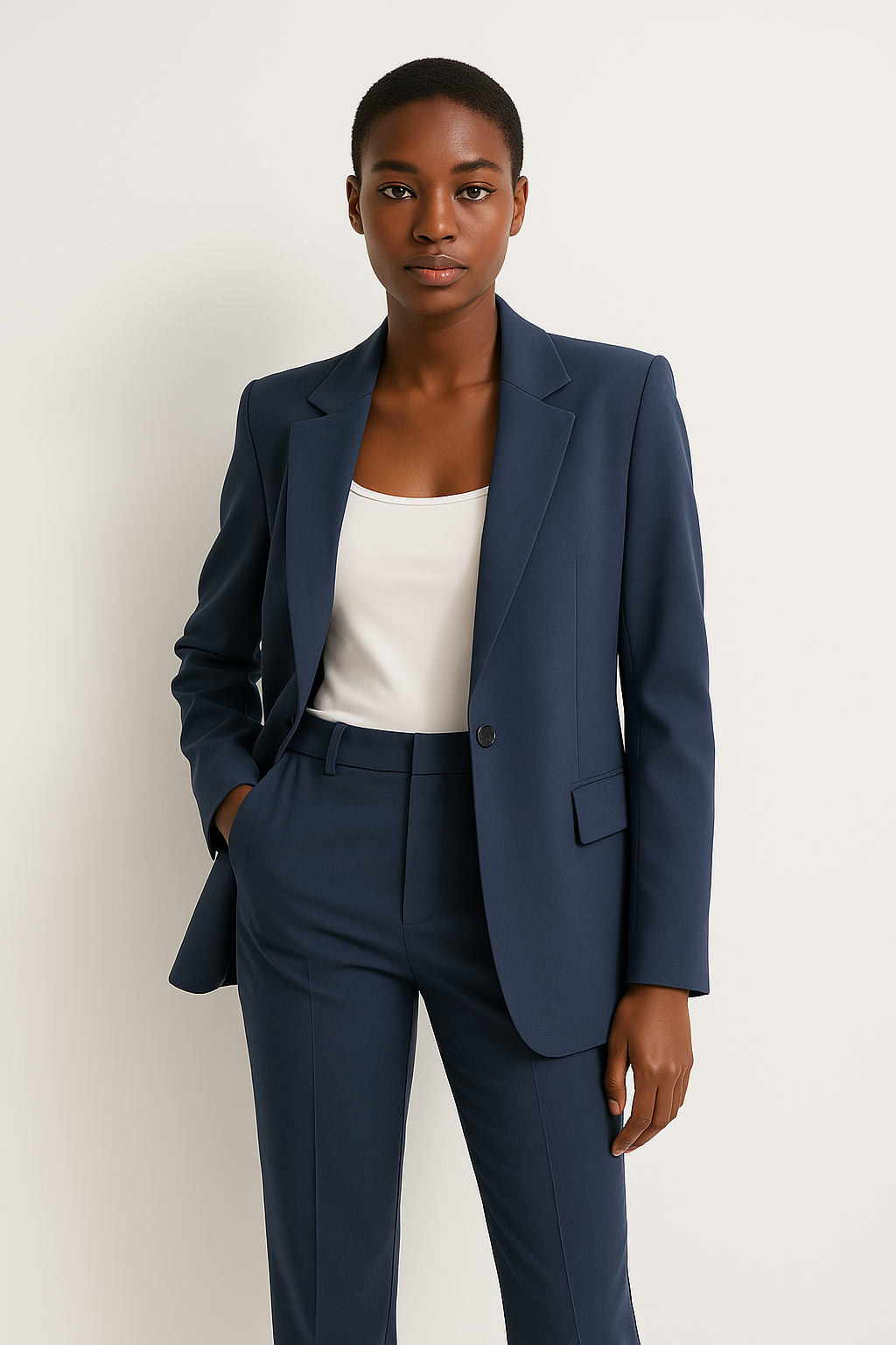 Martina Straight Leg Pantsuit Set