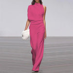 Viviane One-Shoulder Wide Leg Jumpsuit