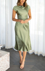 Lara Minimalist Slip Midi Dress