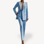 Leonie Tailored Suit Set with Long Blazer