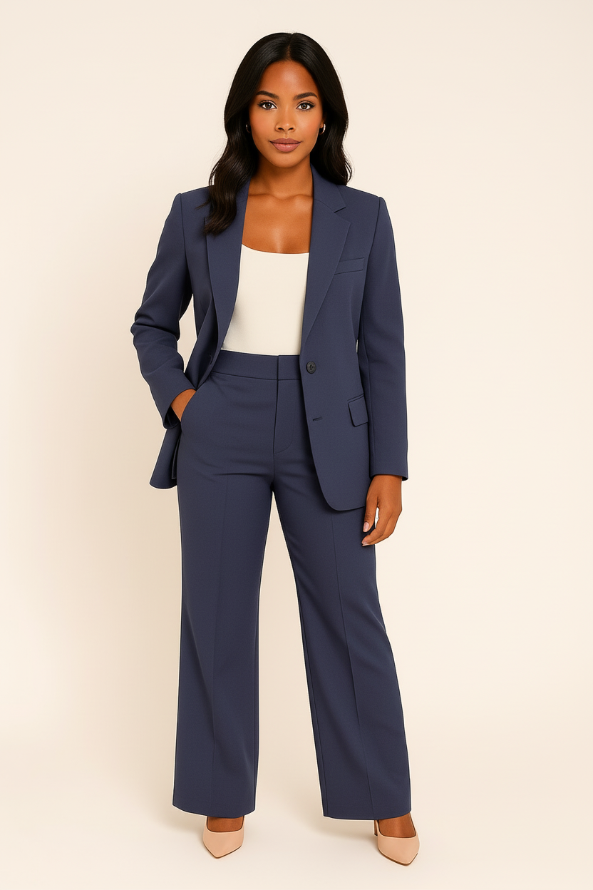 Maria Tailored Fit Pantsuit Set