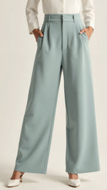 Gabriela High-Waist Wide-Leg Trousers