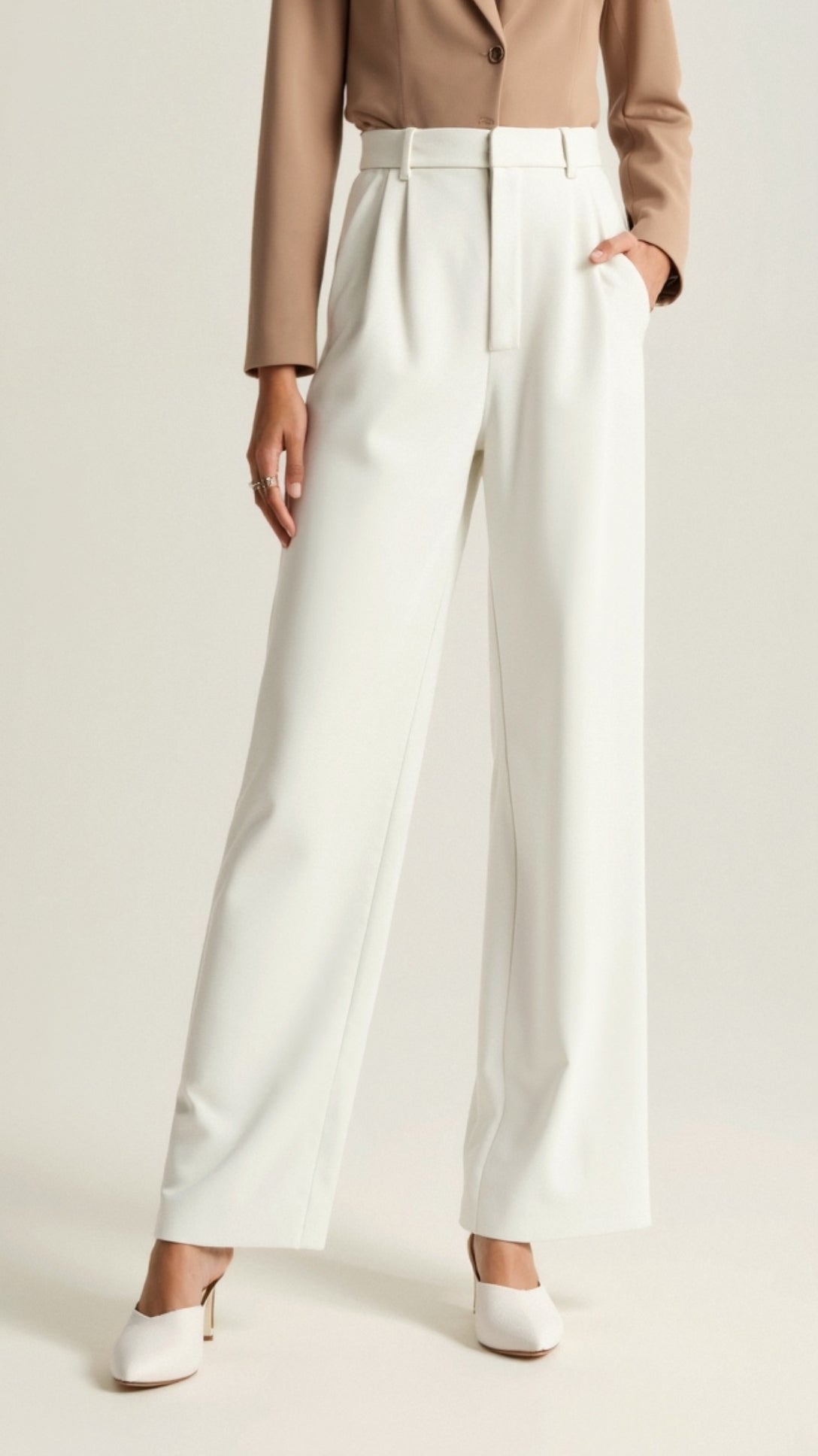 Gabriela High-Waist Wide-Leg Trousers