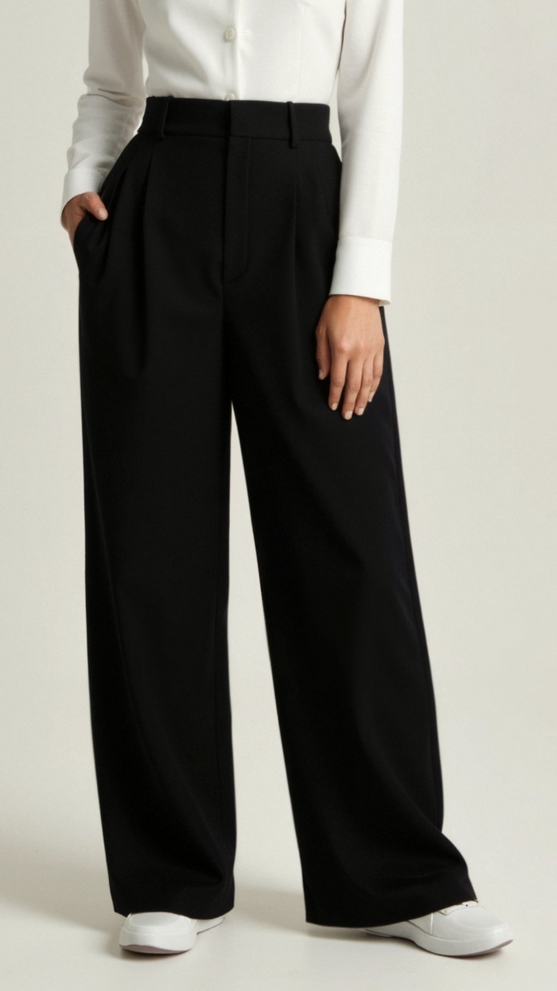 Gabriela High-Waist Wide-Leg Trousers