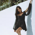 Sabine Puff Sleeve Summer Mini Dress
