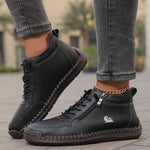 Bettina Comfort Lace-Up Sneakers with Side Zip