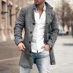 Michael Classic Long Button-Front Coat