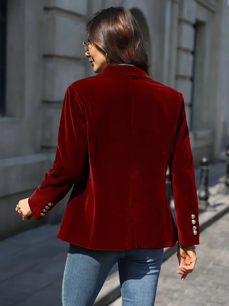 Sabina Classic One-Button Blazer