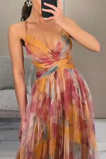 Selina Pleated Maxi Dress
