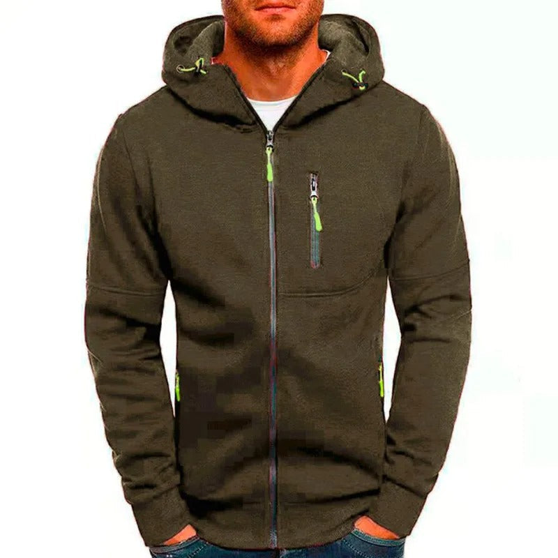 Alexander Hooded Utility Jacket with Pockets